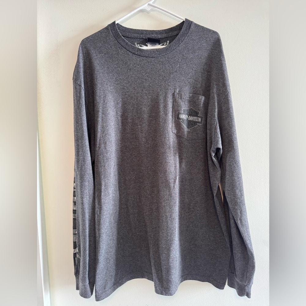 Harley-Davidson Men’s Charcoal Long Sleeve Tee